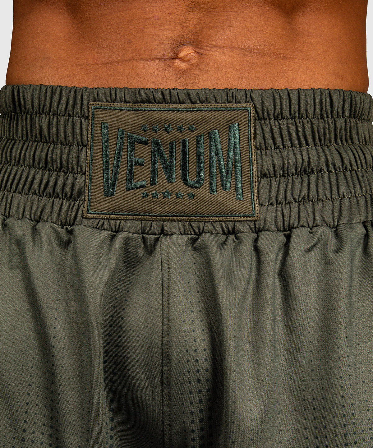 Short de Boxe Venum Stealth – Kaki/Vert Foncé
