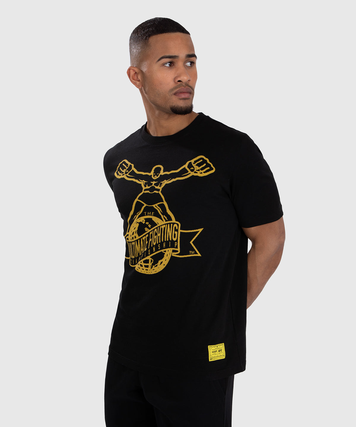 UFC by Venum Ulti-Man T-Shirt - Schwarz/gelb
