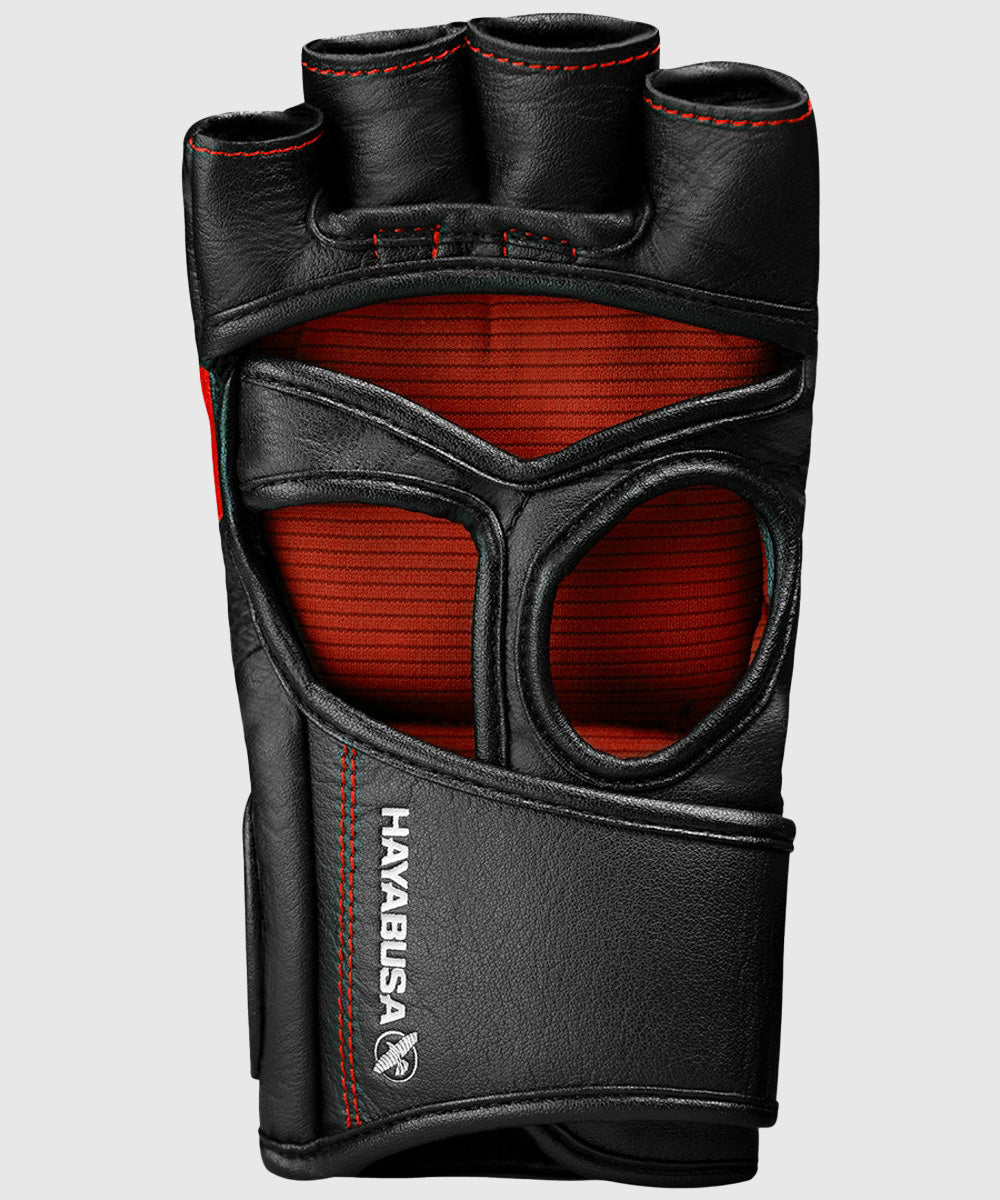 Hayabusa T3 MMA-Handschuhe - Schwarz/Rot
