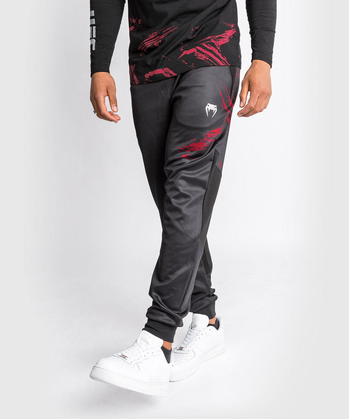 Venum Authentic Fight Week 2.0 UFC-Jogginghose - Schwarz/Rot