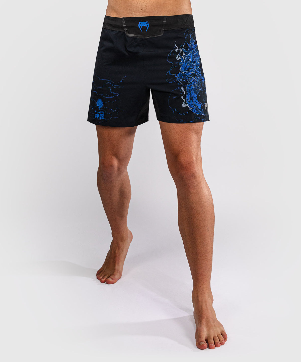 Venum Thunder Dragon Fightshorts – Schwarz/Königsblau