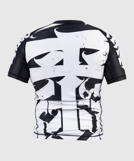 Scramble Hanzi Monochrome Rashguard - Schwarz/Weiß