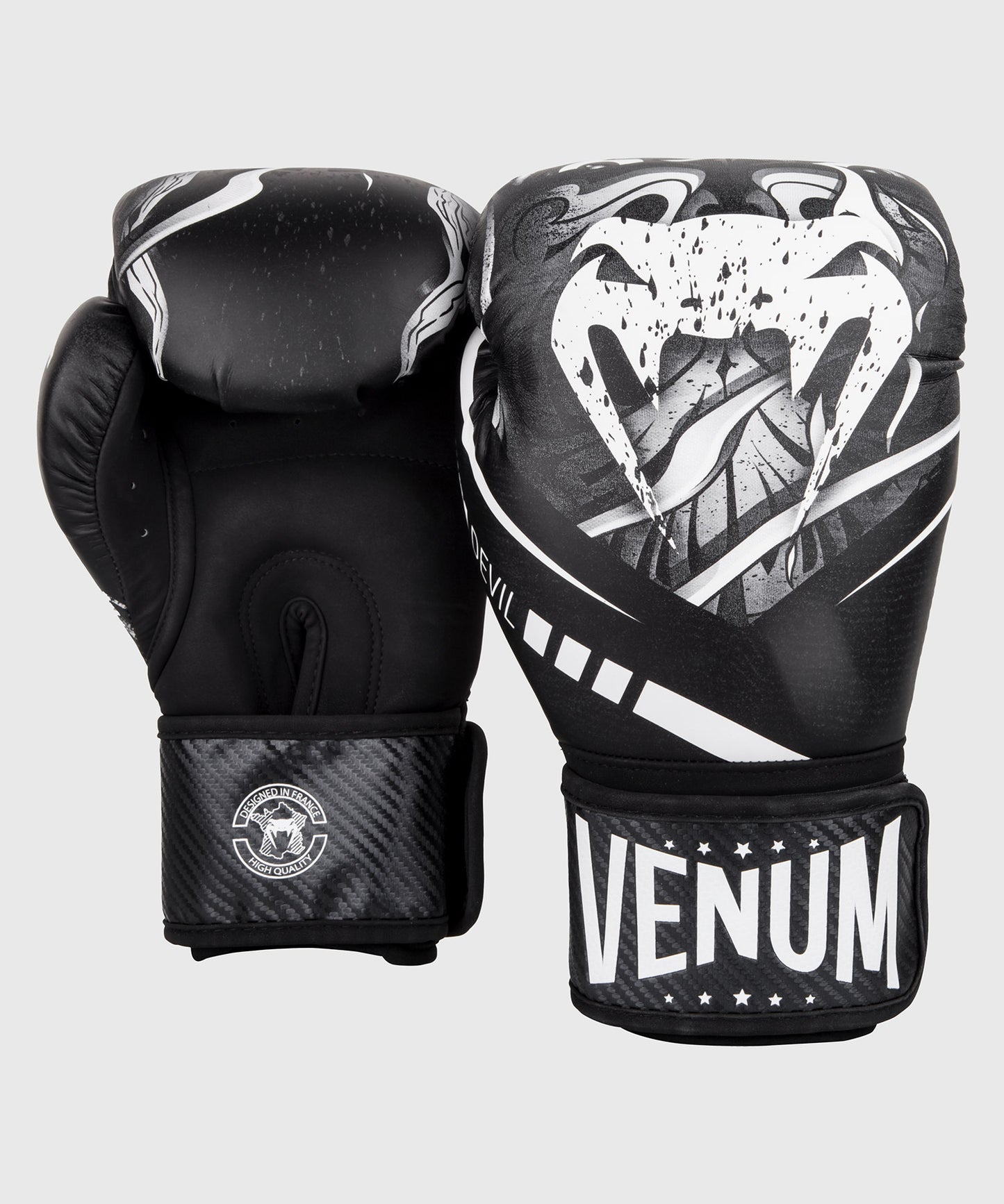Venum Devil Boxhandschuhe - Schwarz/Weiß