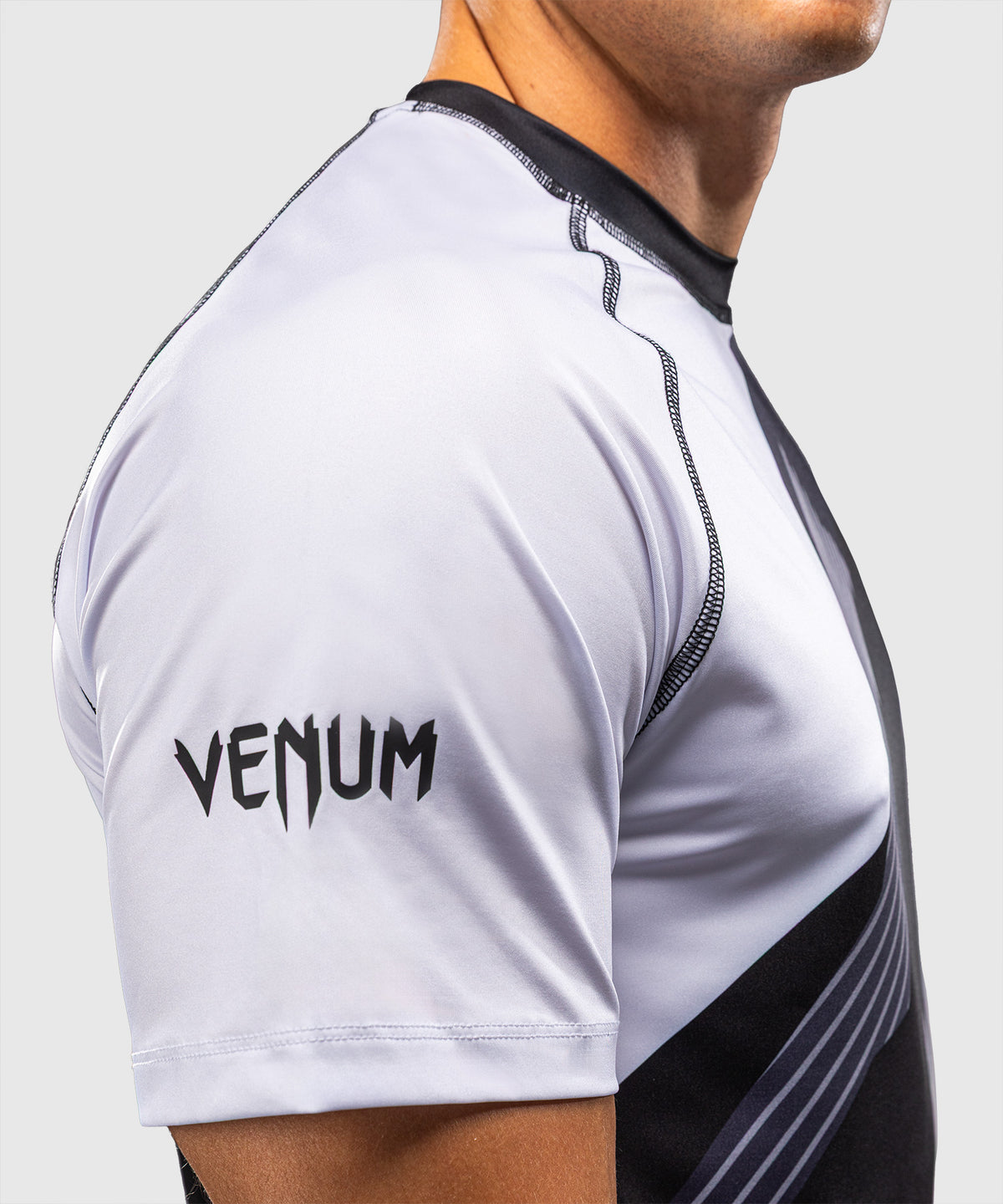 Venum No-Gi 6.0 Dry Tech T-Shirt - Black/White