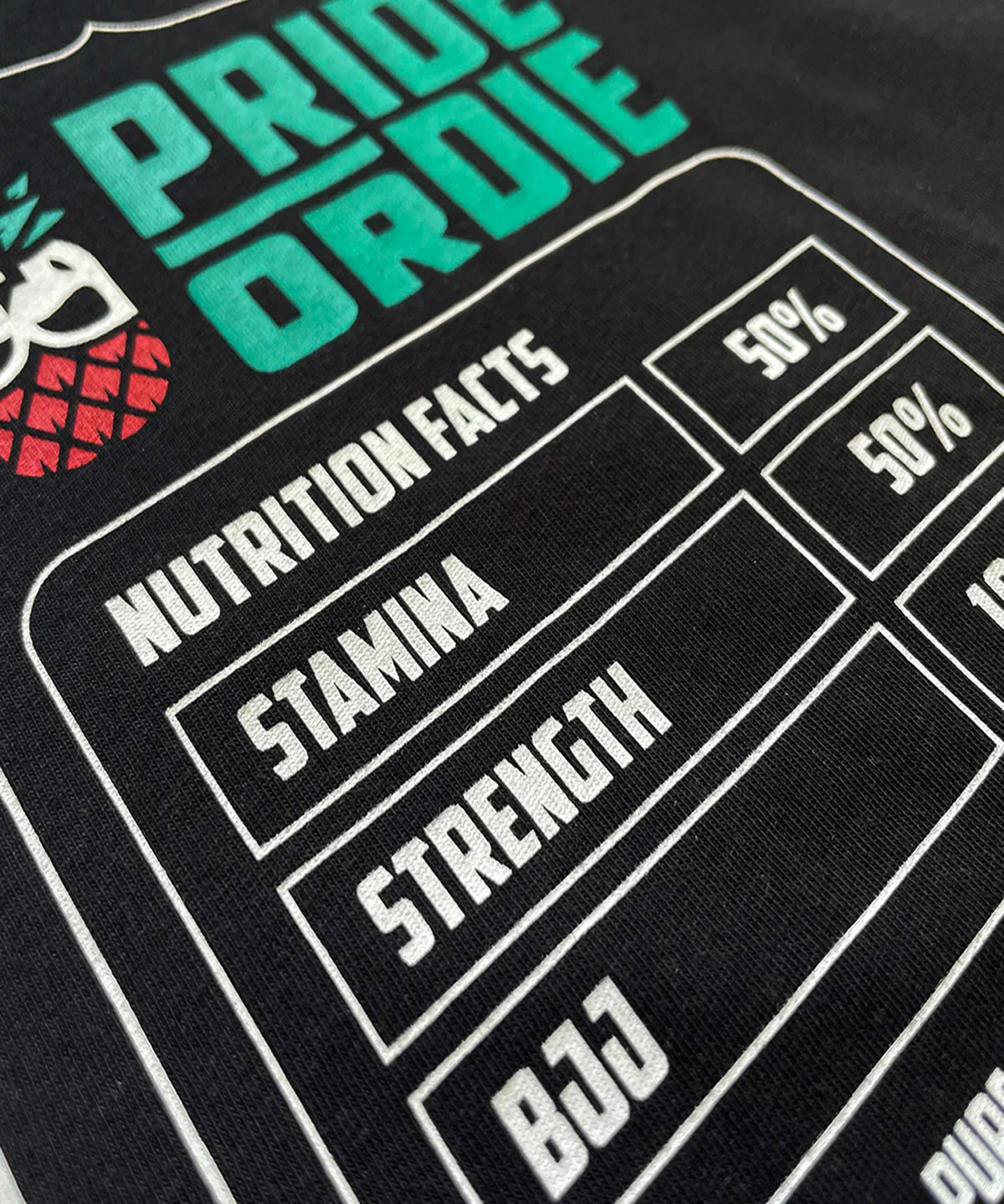 Pride Or Die Juice Jitsu Maglietta da Allenamento - Nero