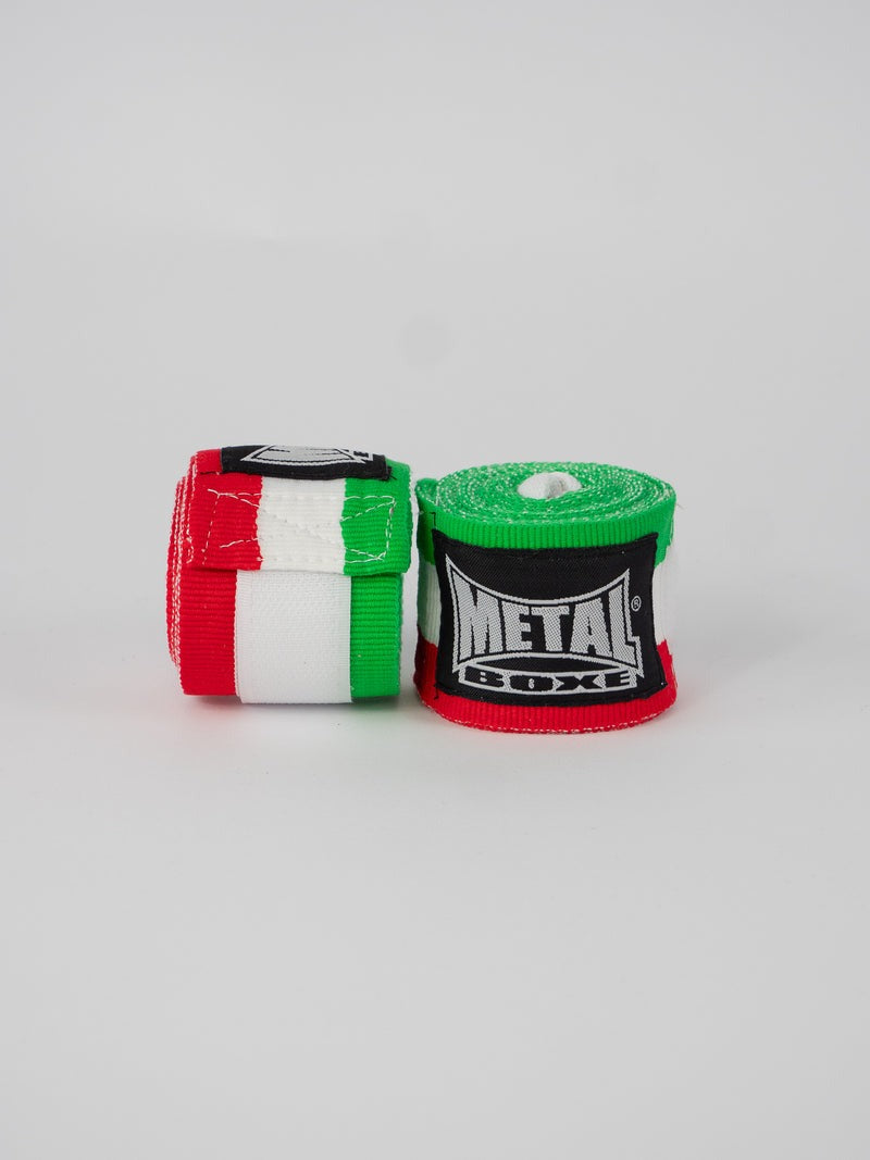 Metal Boxe Italie Bende da Boxe – Verde/Bianco/Rosso