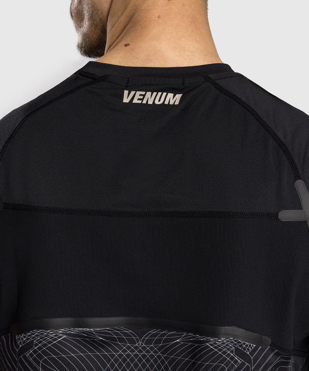 Venum G-Fit Air Men's Dry-Tech T-Shirt - Deep Black/Desert Sand