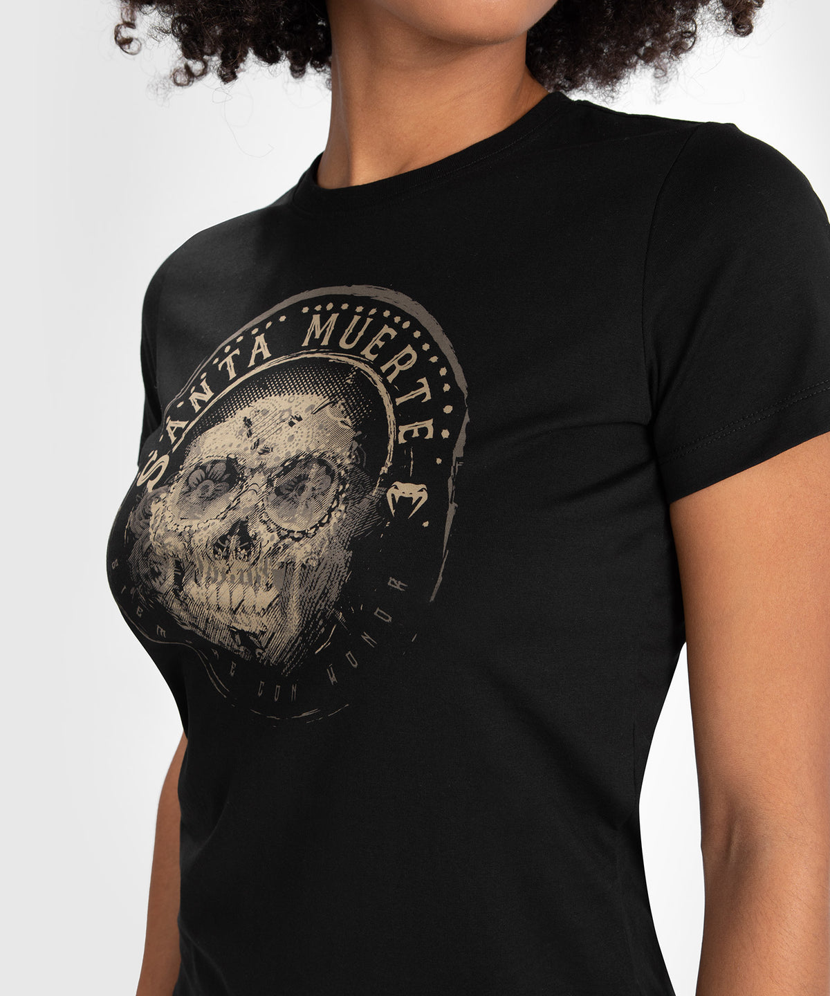 Camiseta de tirantes Venum Santa Muerte Dark Side para mujer - Negro/Marrón