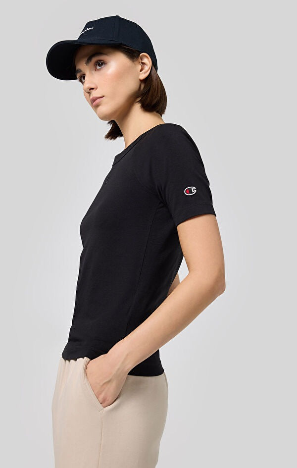 T-Shirt Champion À Col Rond - Noir