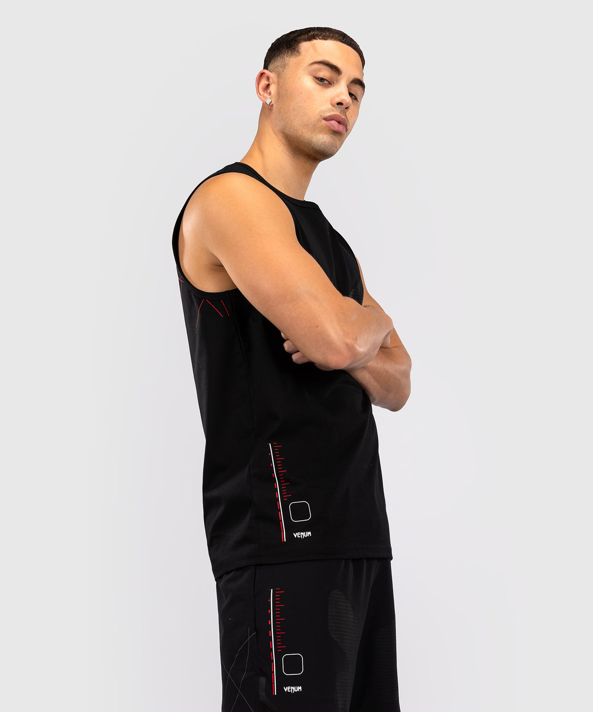 Débardeur Venum Tactical XT- Noir/Rouge Feu