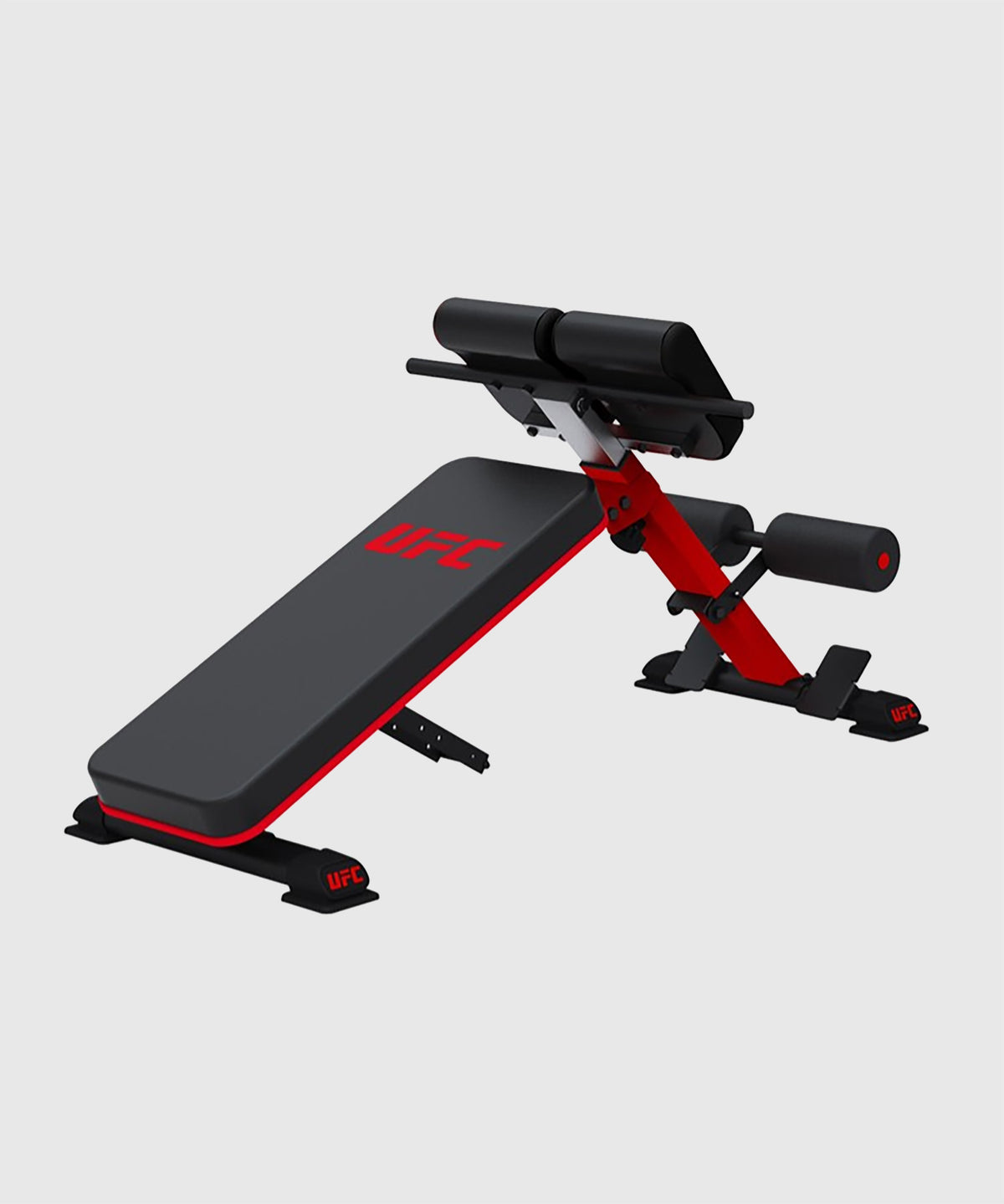 UFC Hyper Dorsal Abdominal Extension Bench – Black/Red