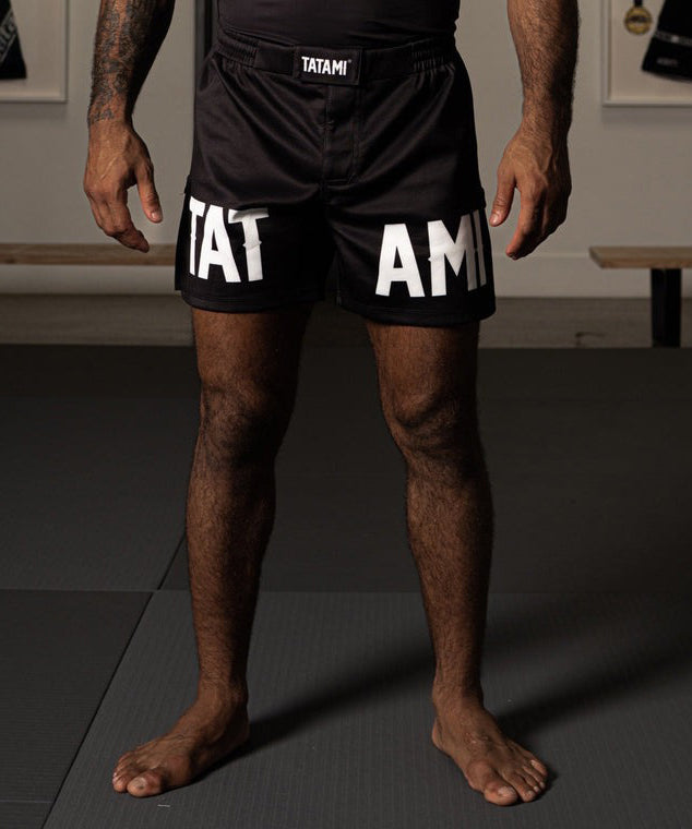 Short De Grappling Court Tatami Fightwear Raven - Noir