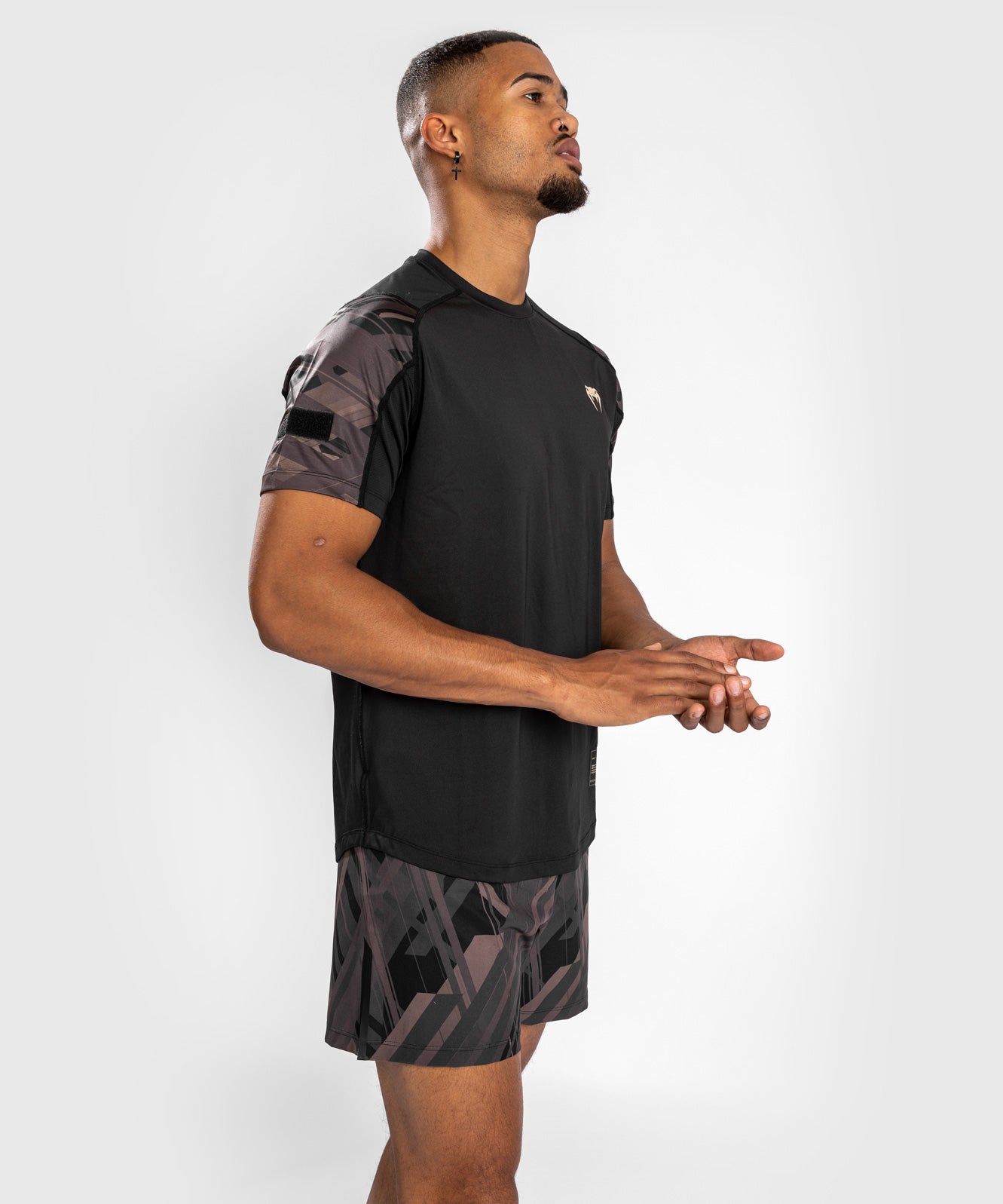 Venum Tecmo 2.0 Dry Tech T-Shirt - Schwarz/Braun