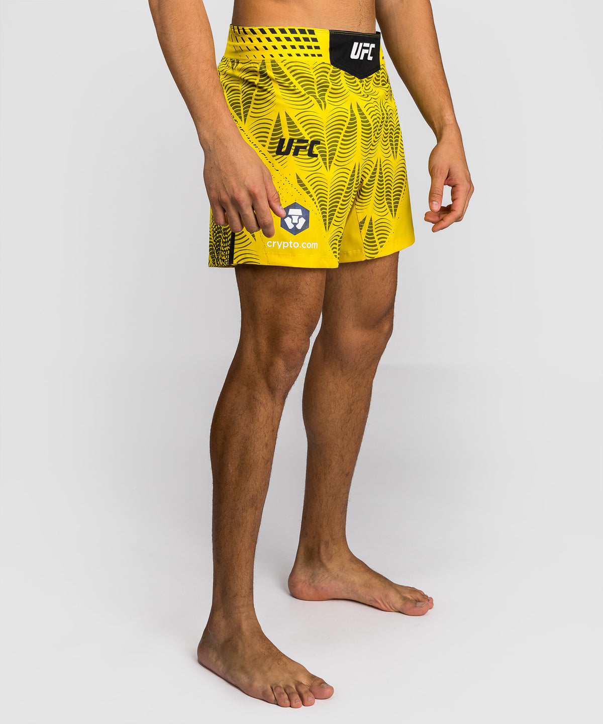 UFC Zenith by Venum Authentic Fight Night Short de pelea ajuste corto Hombre - Amarillo