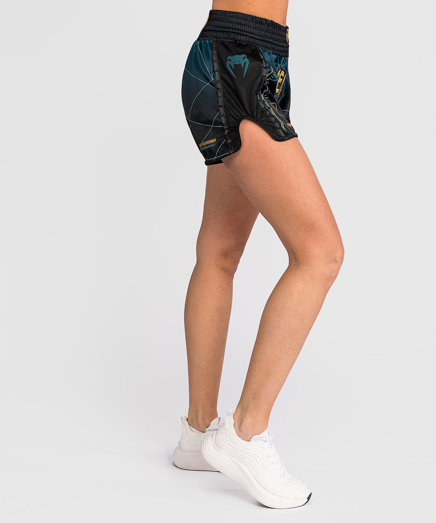 Venum Tactical XT Muay Thai Shorts für Frauen - Schwarz/Waldgrün
