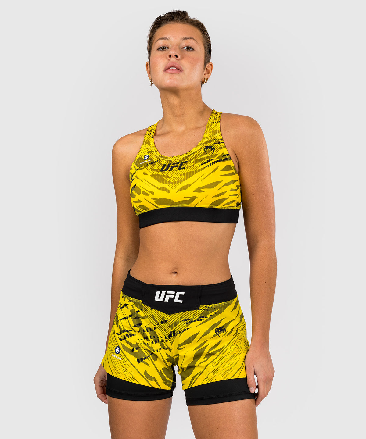 Brassière pour Femmes UFC Fusion by Venum Authentic Fight Night - Jaune