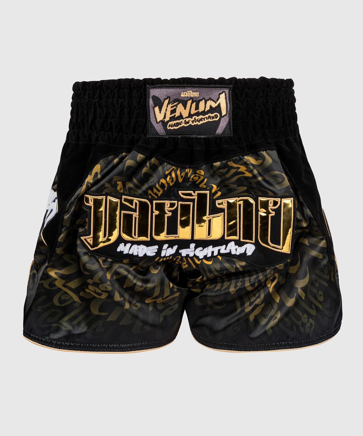 Venum Attack Pantaloncini da Muay Thai - Nero/Oro