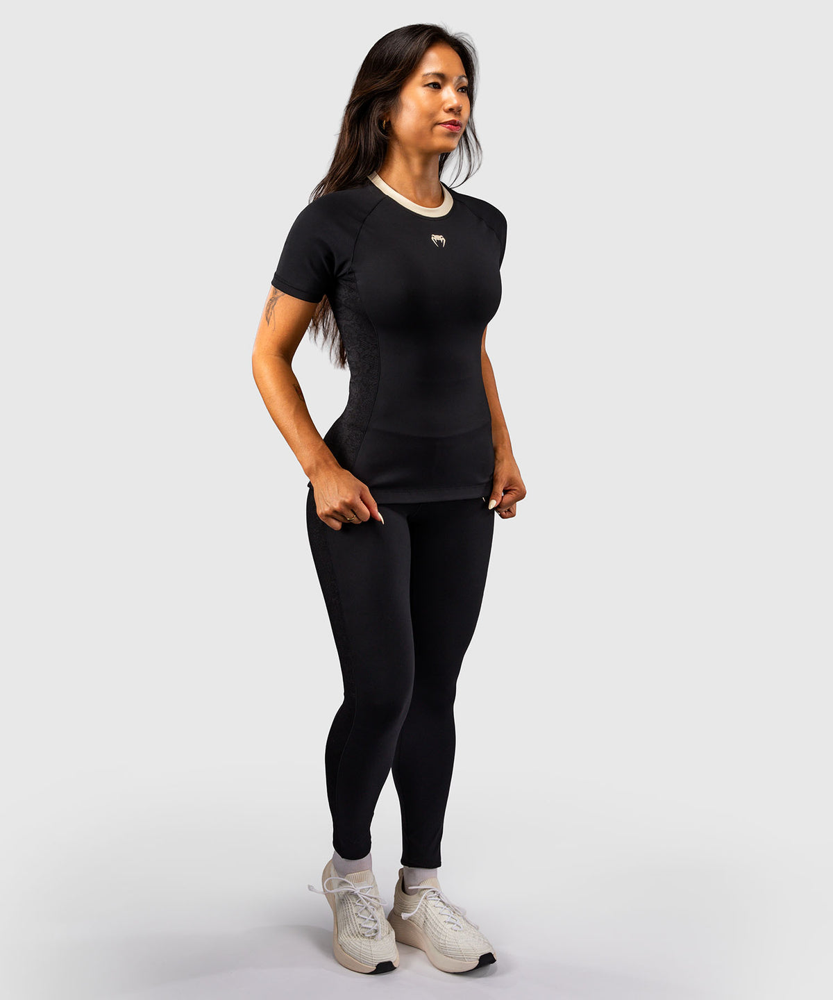 Venum Viper Rashguard a maniche corte da donna - Nero