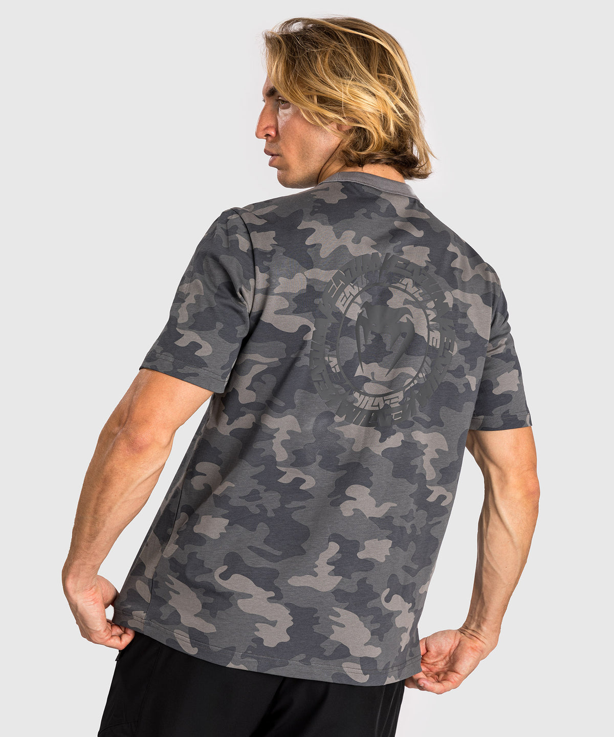 Venum Vortex XL Herren T-Shirt - Anthrazit Camo