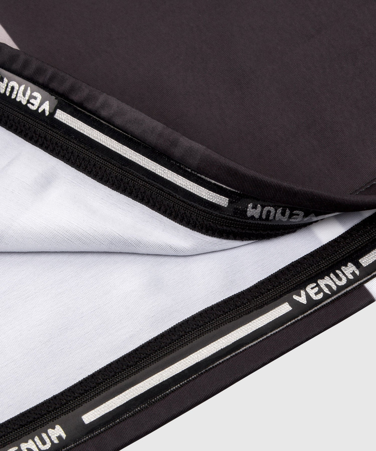 Venum Logos Rashguard - Schwarz/Weiß