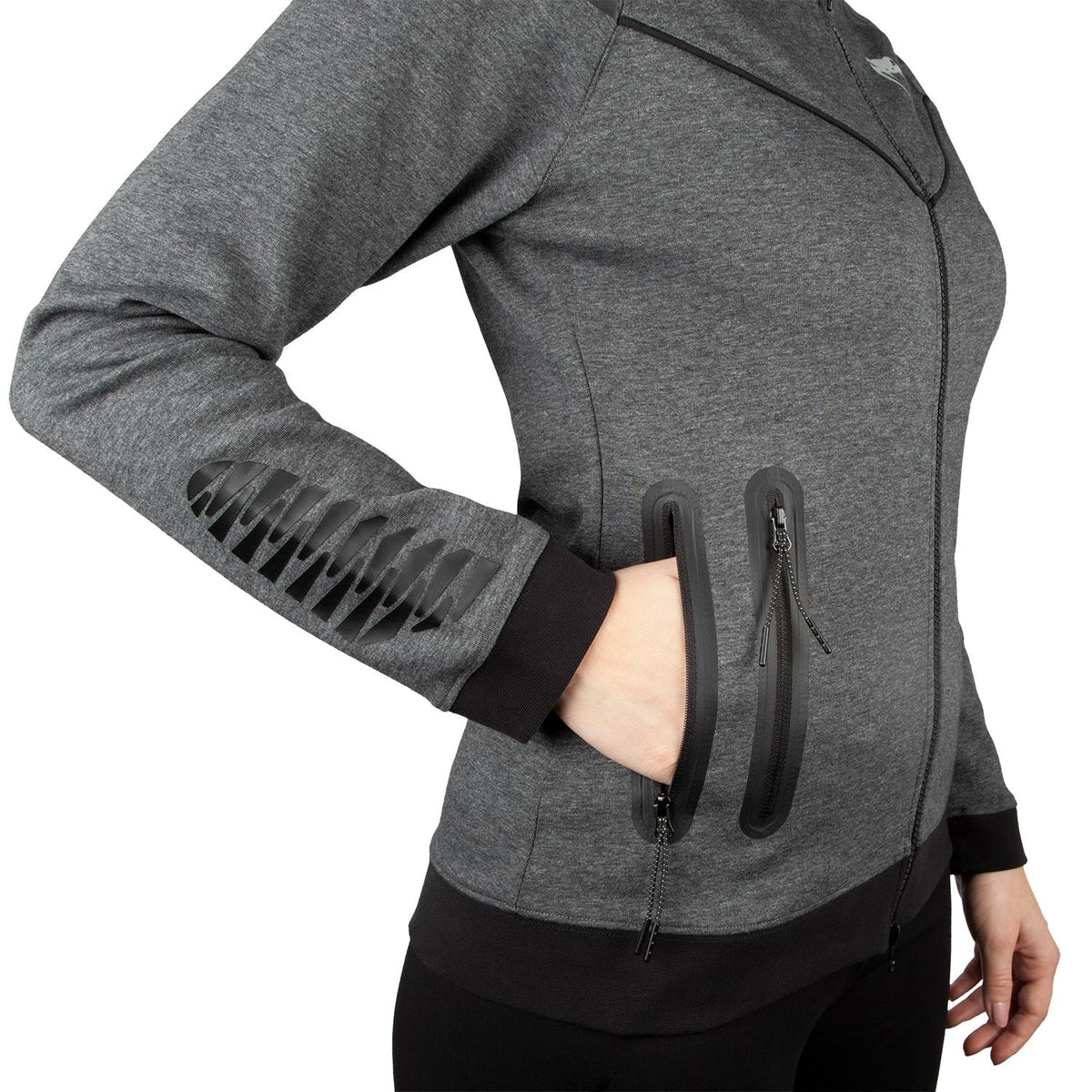 Venum Laser Damen-Sweatshirt - Grau meliert - Exclusiv