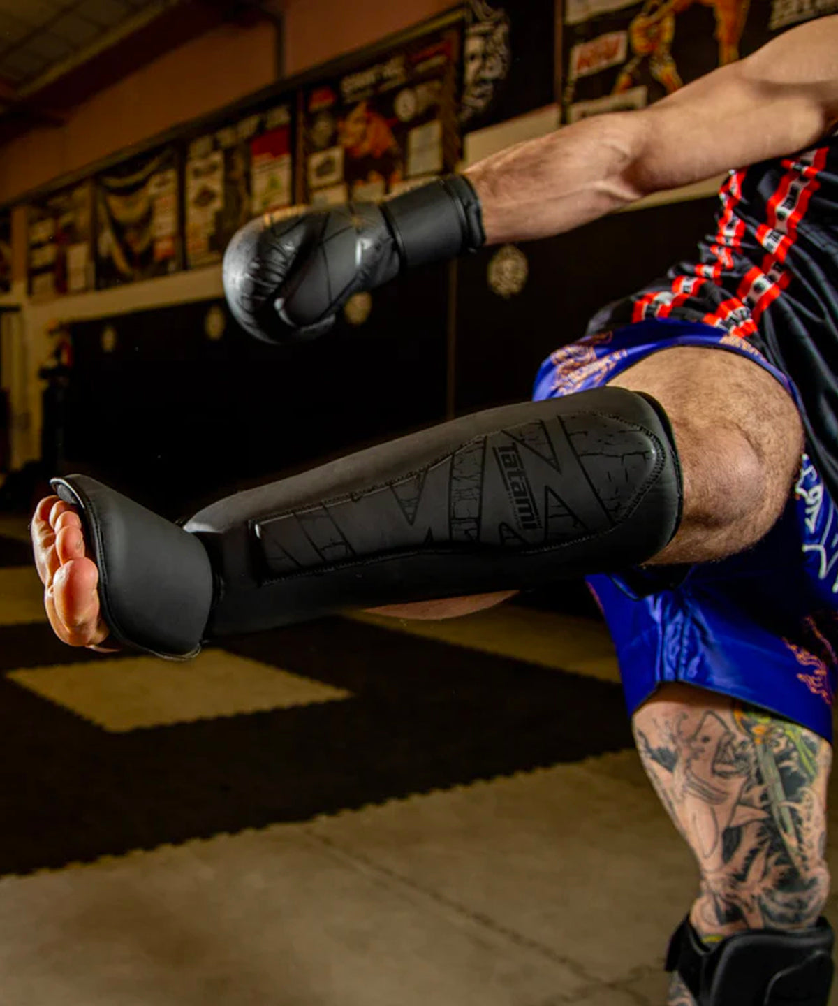Tatami Fightwear Obsidian Espinilleras - Negro