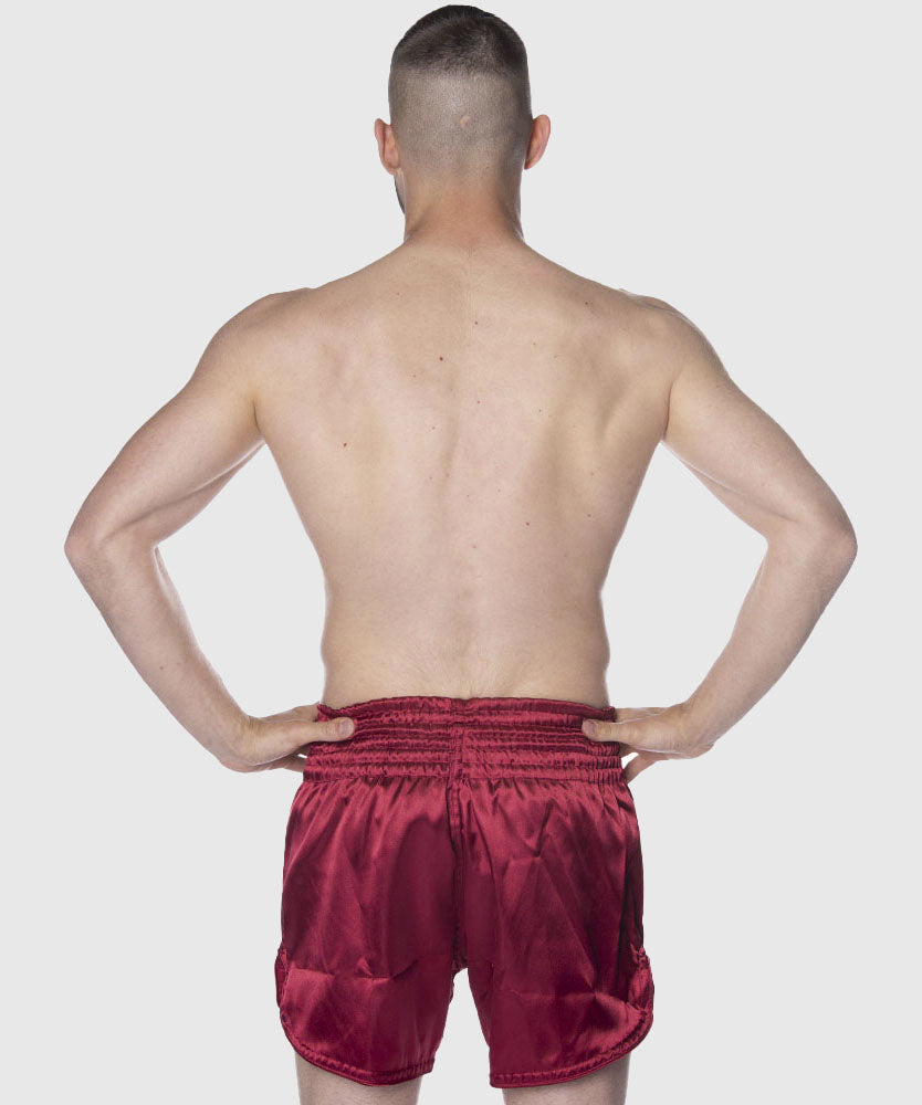 8 Weapons Strike Pantaloncini da Muay Thai - Marrone/Oro