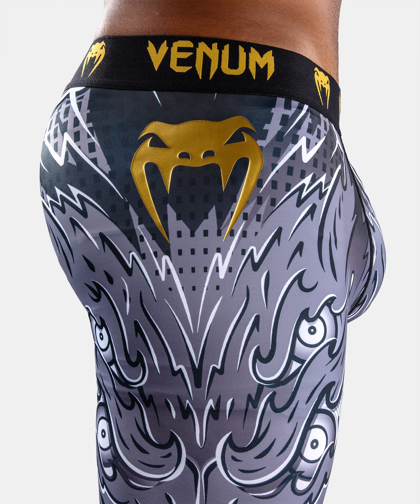 Venum Wolf Atak Spats – Negro/Gris