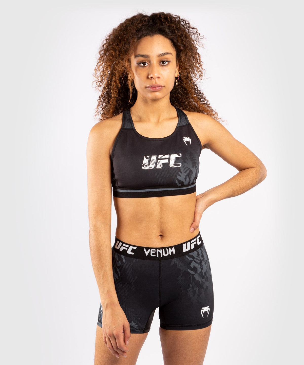 Venum Authentic Fight Week UFC Damen-BH - Schwarz