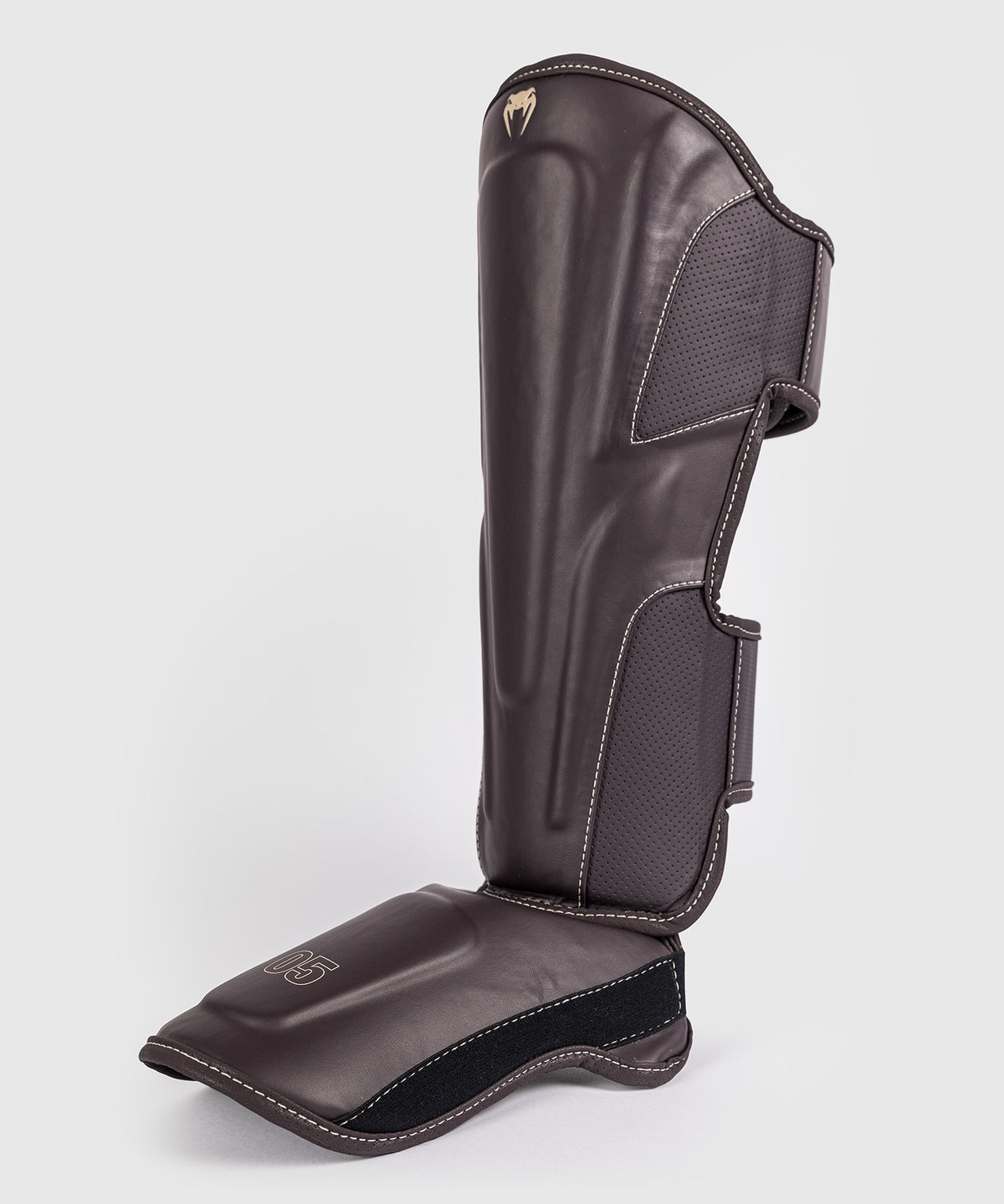 Venum Impact Evo Shin Guards - Chocolate