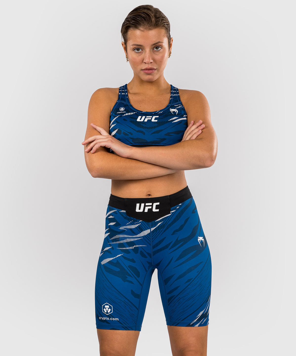 UFC Fusion by Venum Authentic Fight Night Women’s Vale Tudo Short - Long Fit - Blue