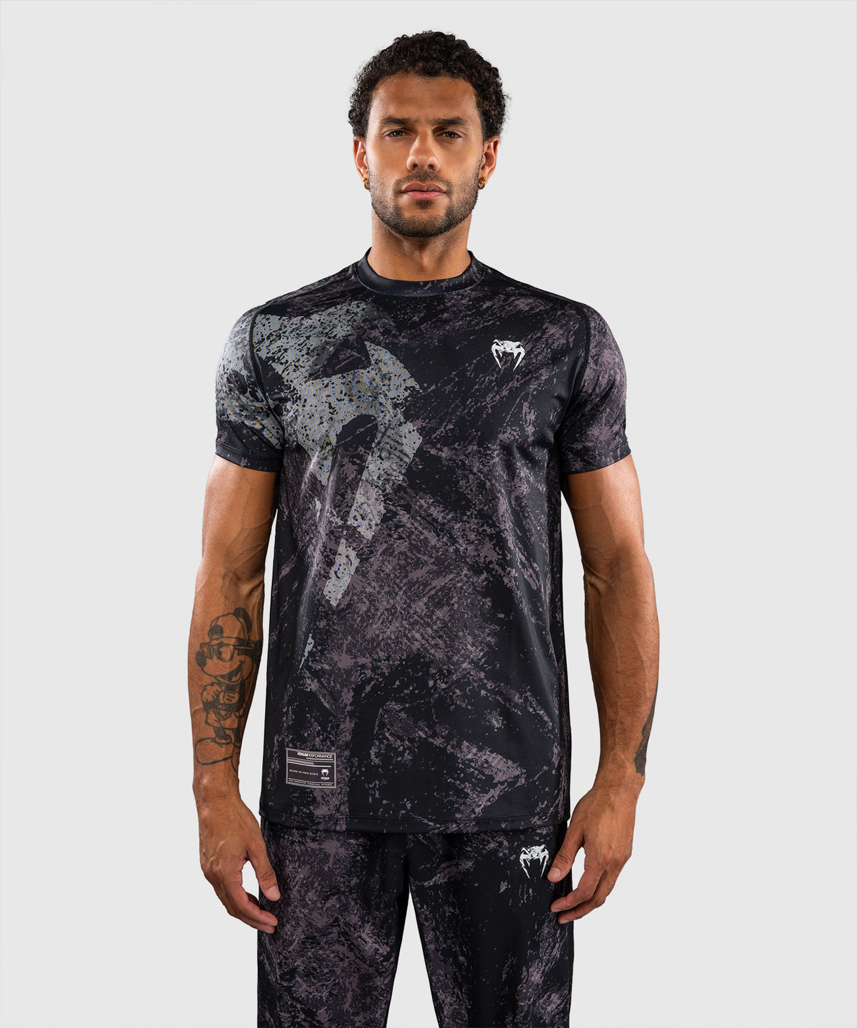 Venum Rage & Workout T-shirt Dry Tech - Nero/Grigio
