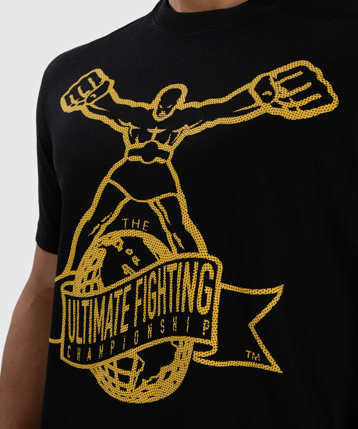 UFC by Venum Ulti-Man T-Shirt - Schwarz/gelb