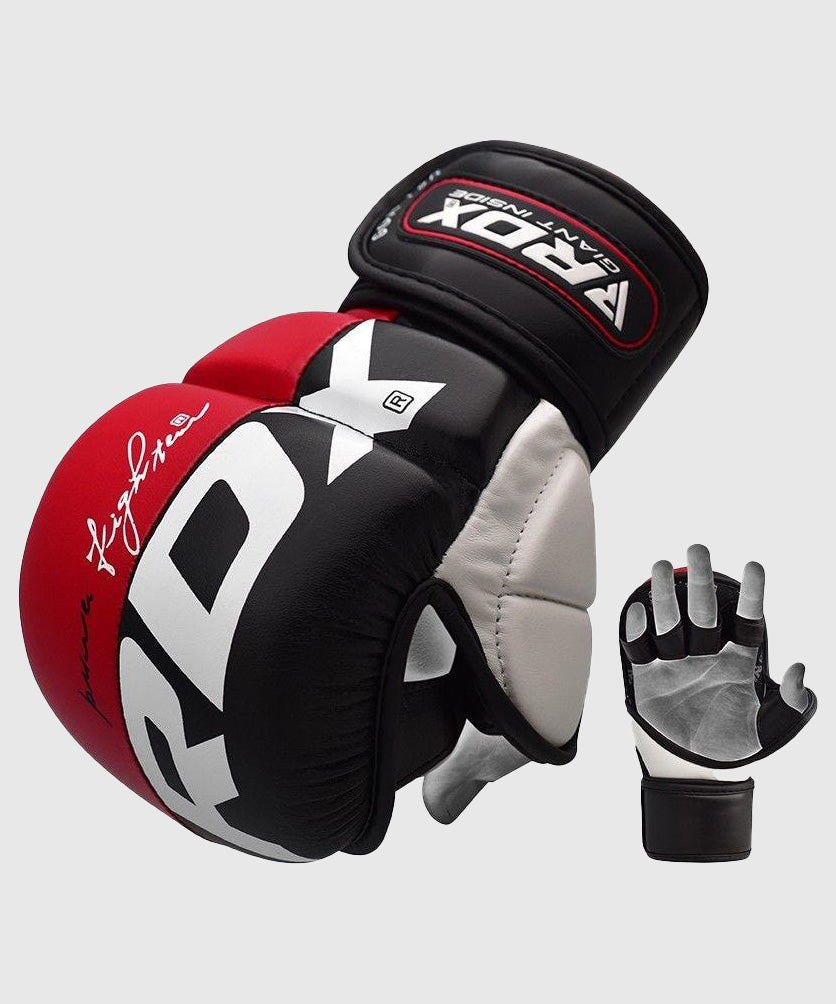 RDX Sports T6 Guantes de Sparring MMA - Rojo