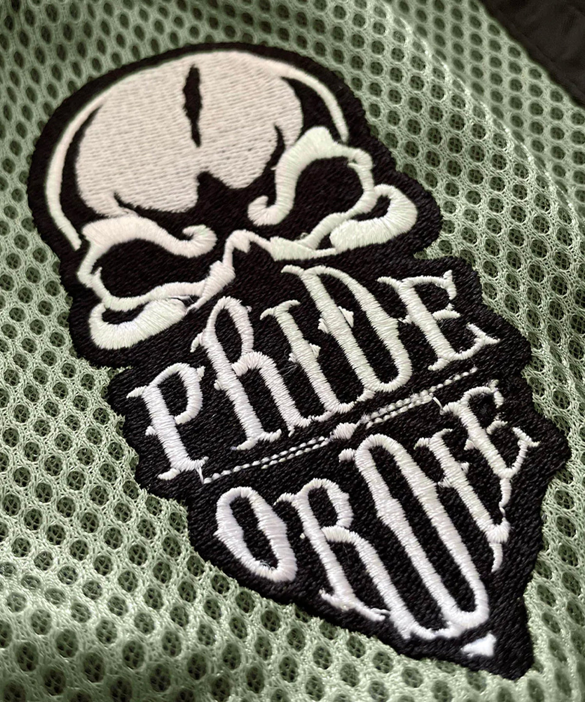 Pride Or Die Pirate V2 Muay Thai Shorts - Nero/Beige