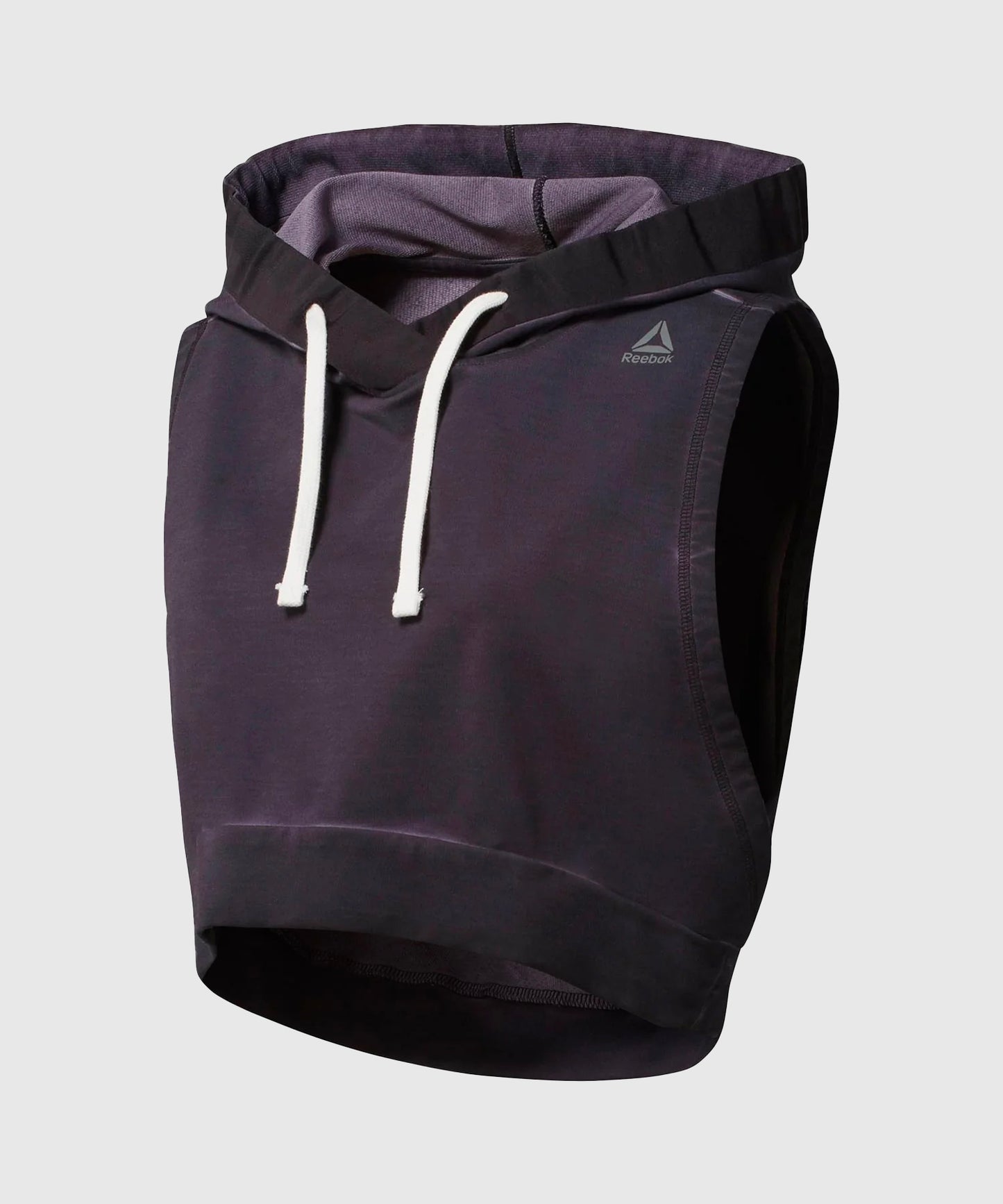 Reebok Glory Combat Sleeveless Hoodie - Grey