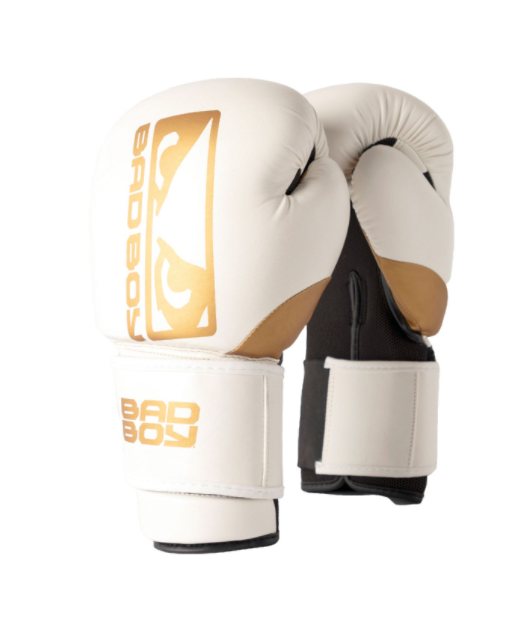 Bad Boy Zeus Boxhandschuhe - Weiß/Gold