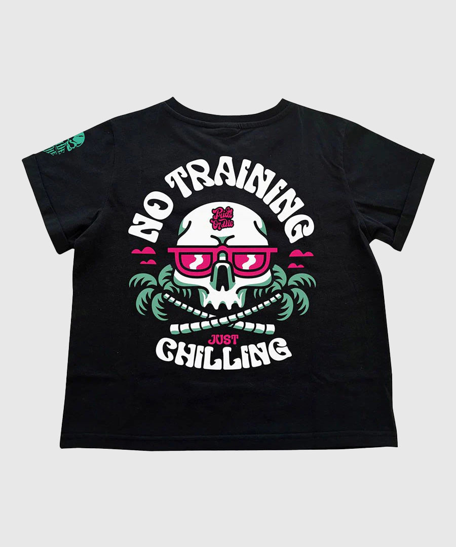 T-Shirt Pride Or Die No Training - Noir