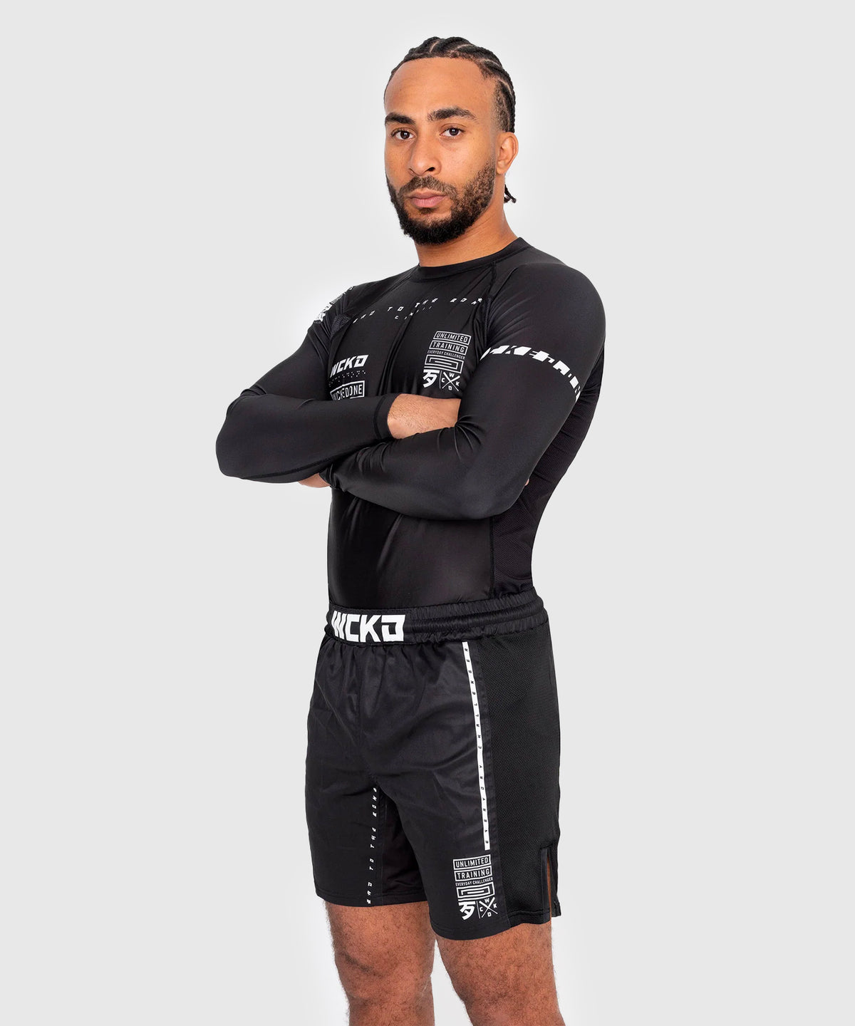 Wicked One Track Long Sleeve Rashguard - Black