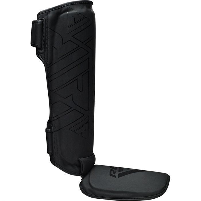 RDX F6 Kara Shin Guards - Black/Black