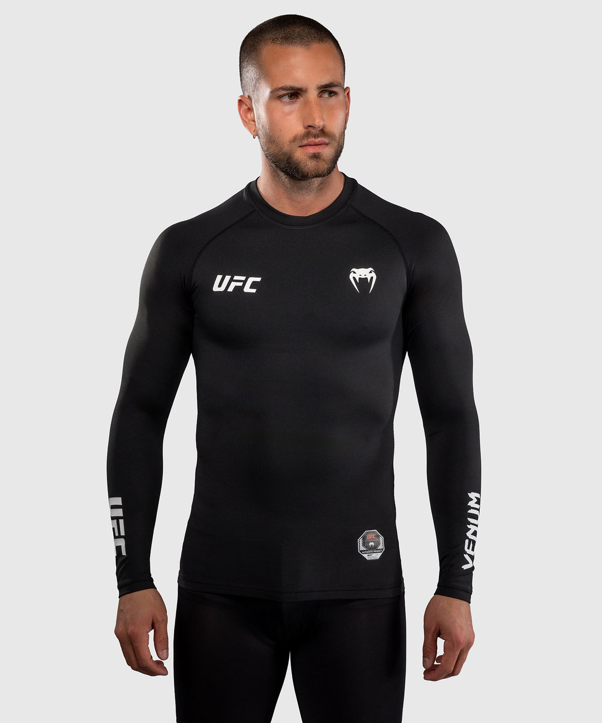 Rashguard à Manches Longues Technique pour Homme Venum UFC Unity by Venum Authentic Fight Week - Noir