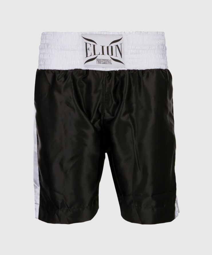 Elion Pantalón Corto Boxeo Inglés - Negro/Blanco