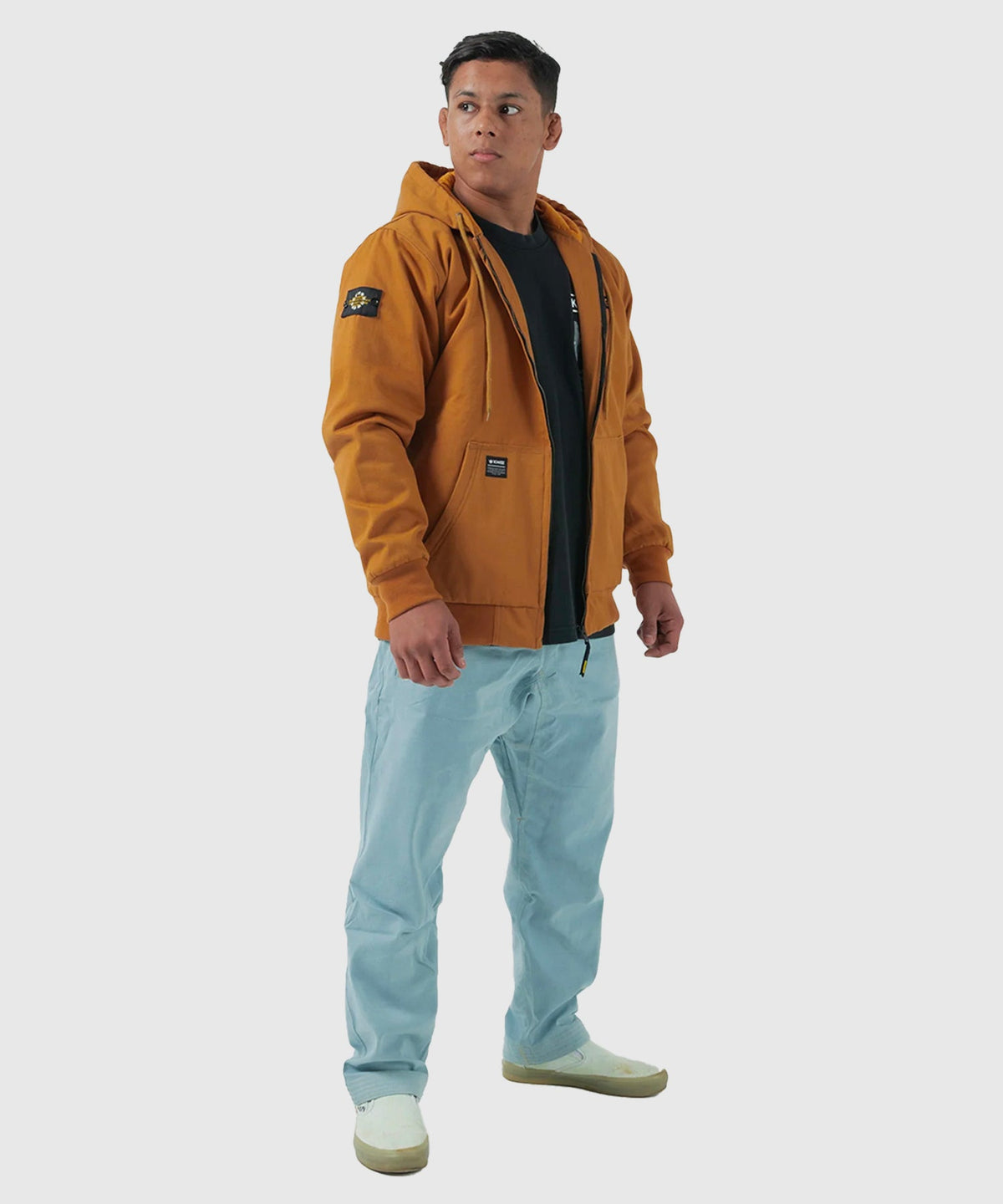 Kingz Canvas Jacket - Brown