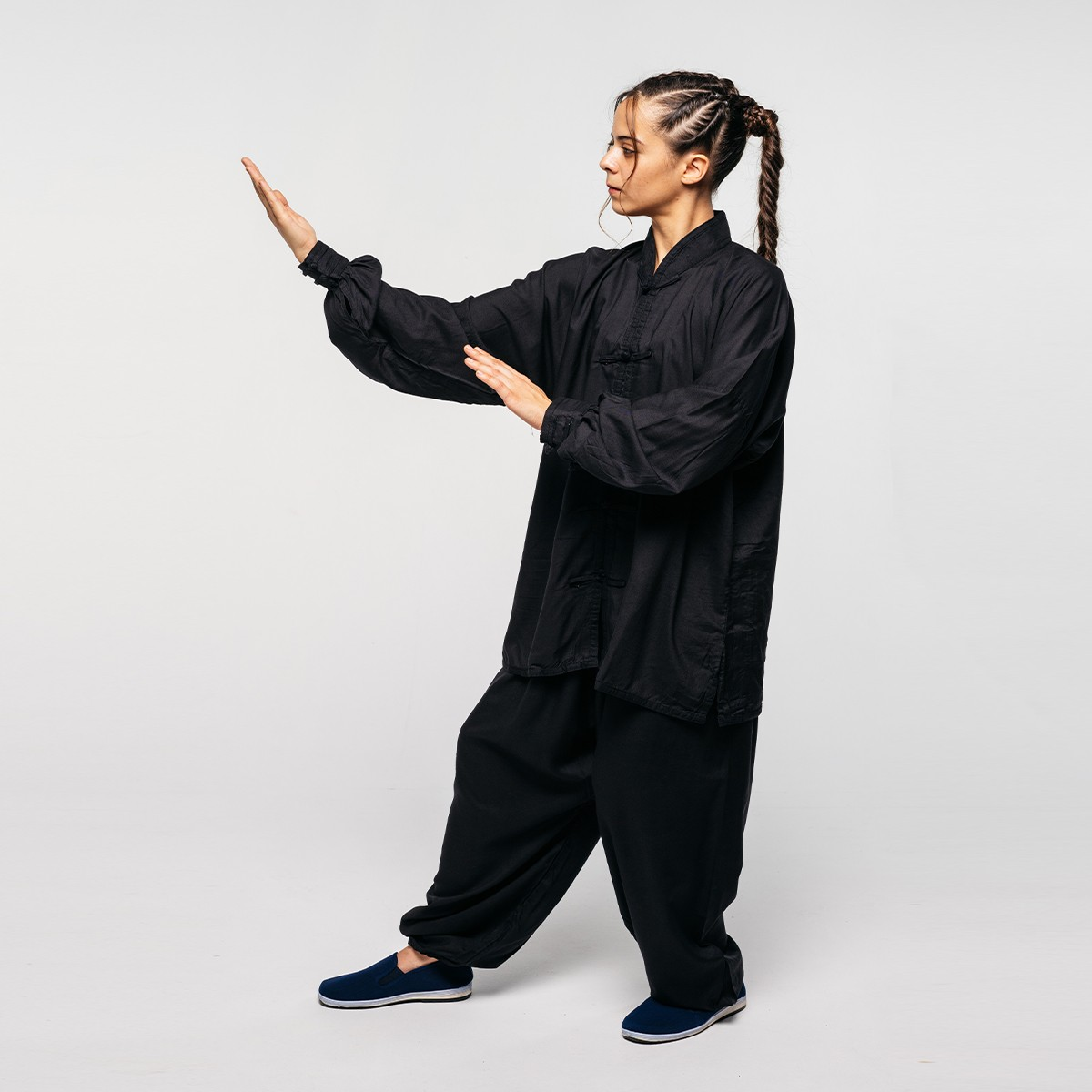 FUJIMAE Training Anzug – Schwarz
