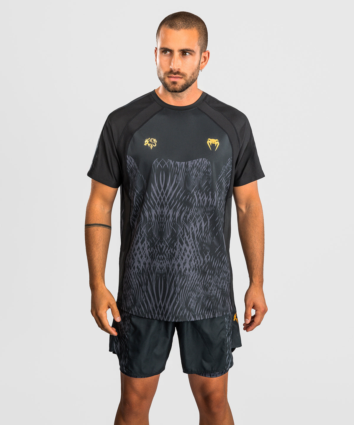 T-shirt Dry-Tech Venum x Chimaev - Noir/Gris