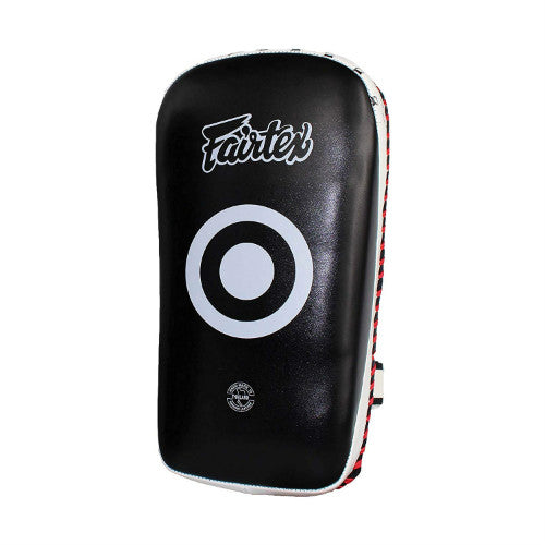 Fairtex Leather Thai Pads - White/Black - Sold individually