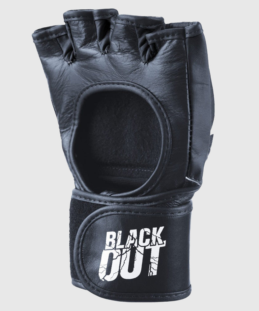 Phantom Athletics Blackout PU MMA Gloves - Black