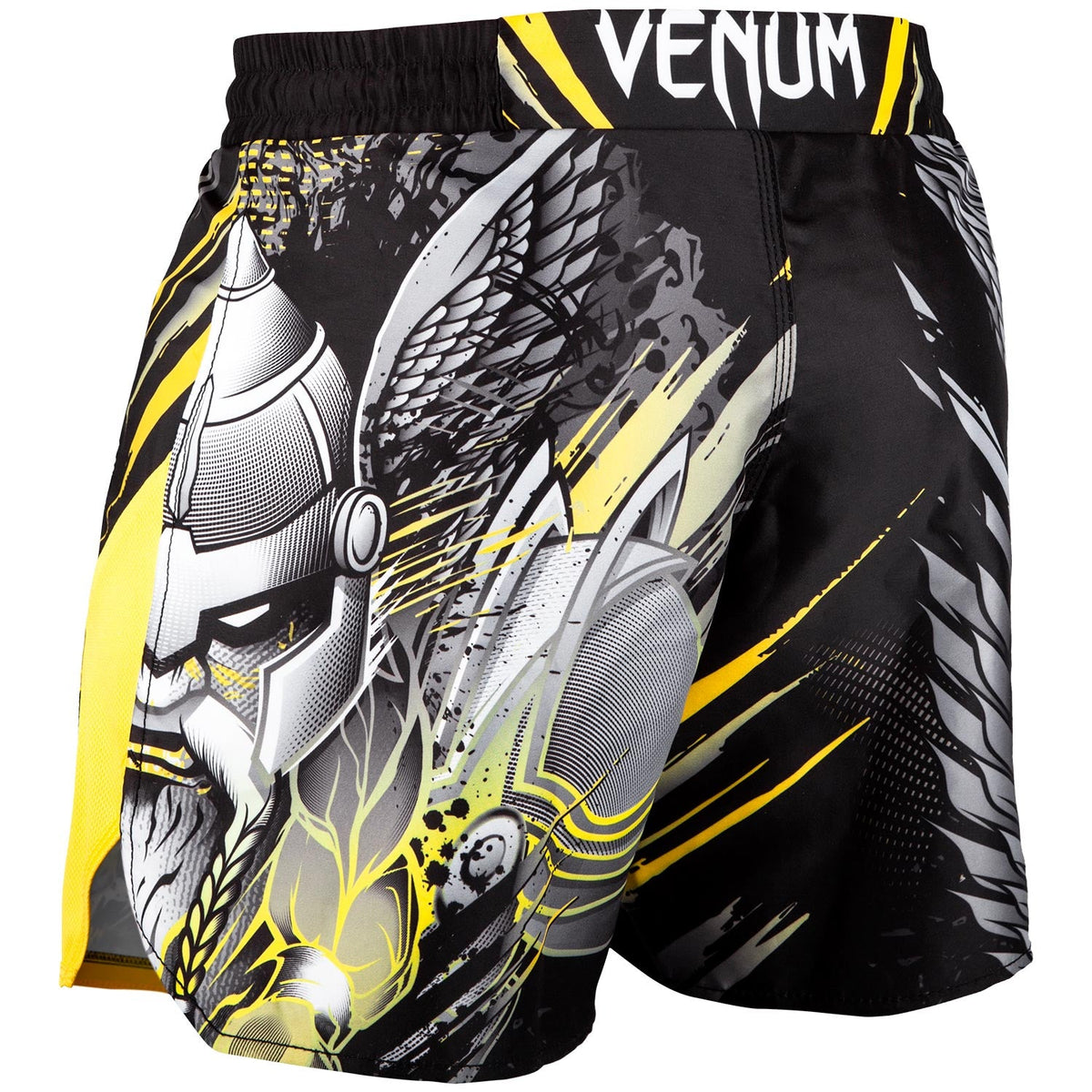 Venum Viking 2.0 short fightshorts - Black/Yellow