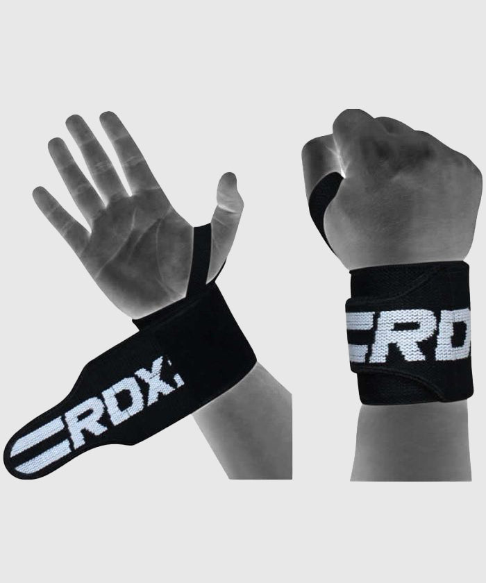 RDX W2 Cinturones de Musculación – Negro/Blanco