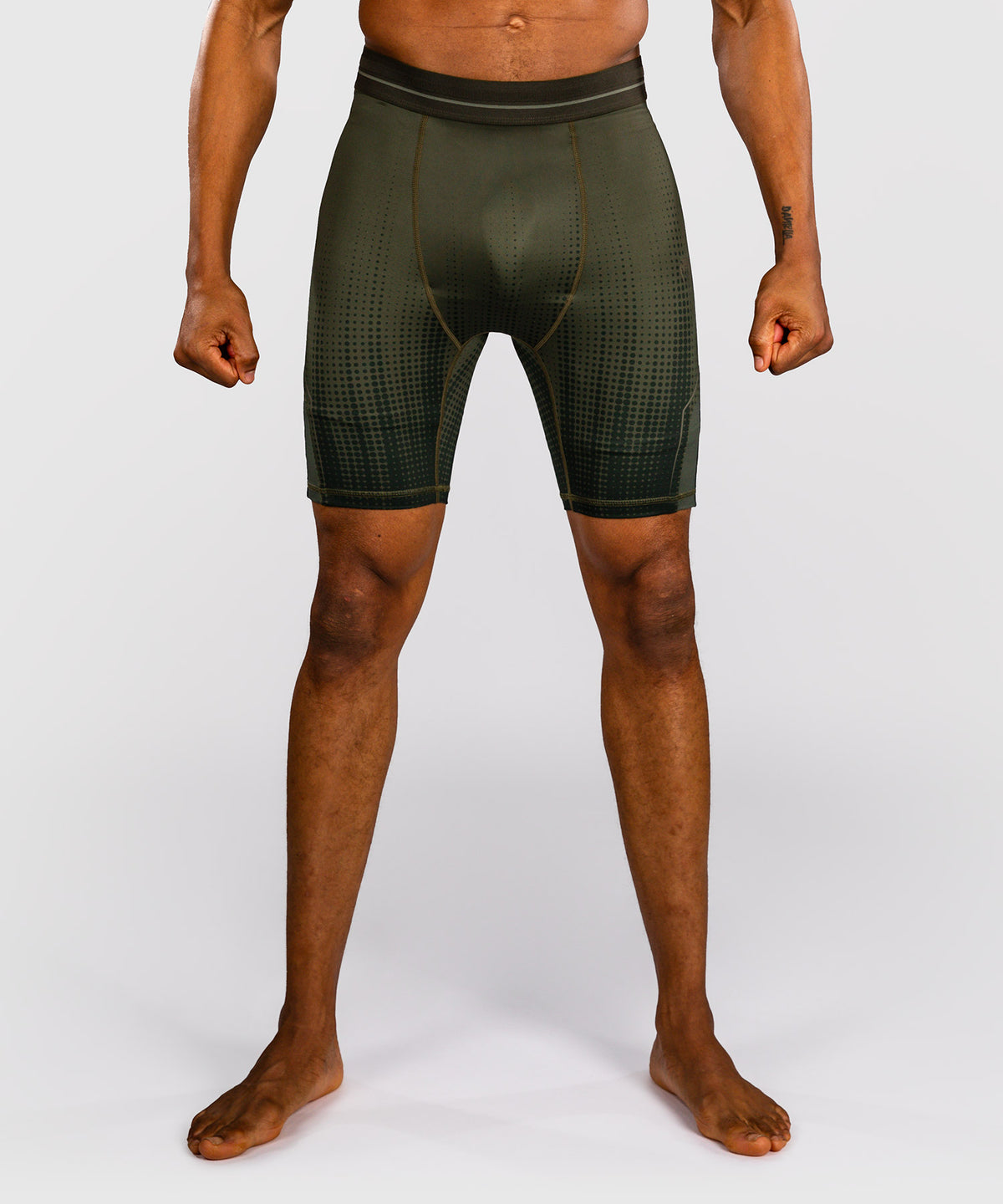 Venum Stealth Vale Tudo Kompressionsshort – Khaki/Dunkelgrün